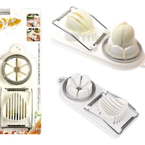 【寶寶王國】日本 ECHO 兩用切蛋器 水煮蛋切片器-細節圖2