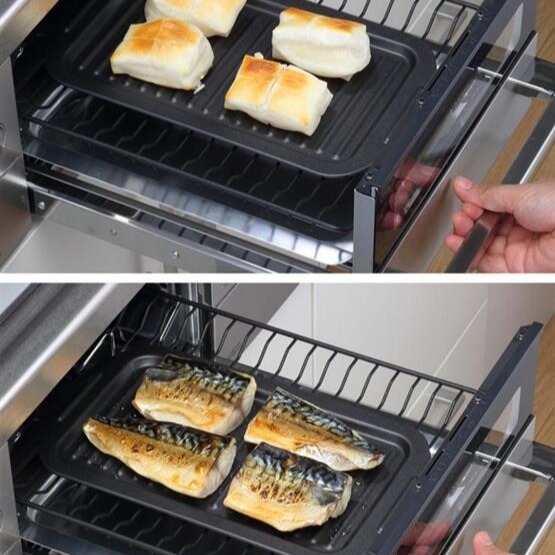 【寶寶王國】日本製【下村企販】不沾鍋深淺烤盤組 不沾鍋烤盤-細節圖4