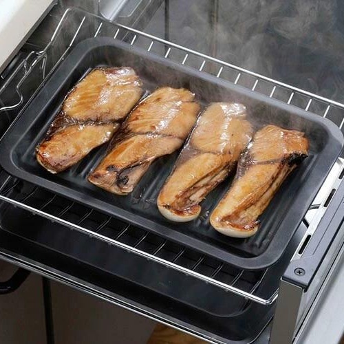 【寶寶王國】日本製【下村企販】不沾鍋深淺烤盤組 不沾鍋烤盤-細節圖6