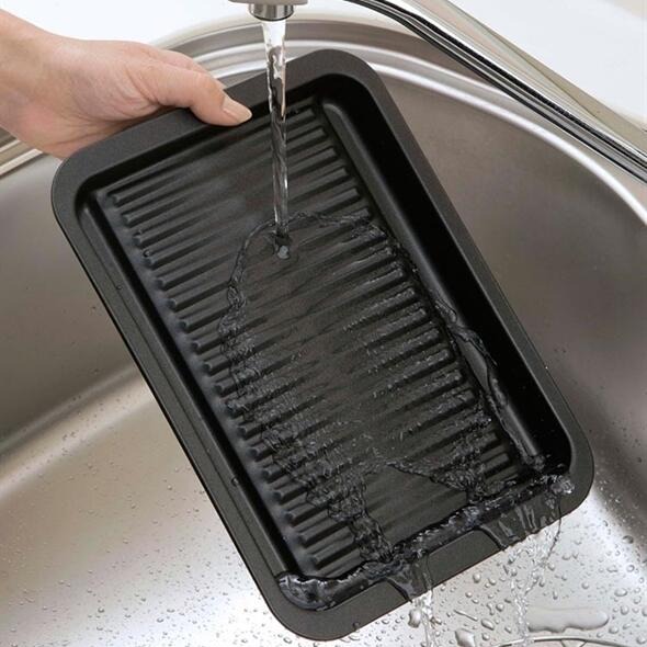 【寶寶王國】日本製【下村企販】不沾鍋深淺烤盤組 不沾鍋烤盤-細節圖8