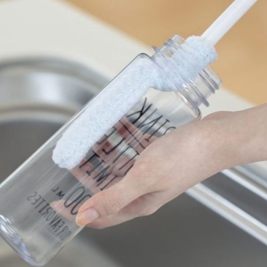 【寶寶王國】日本製 Aisen 超極細繊維洗瓶刷 奶瓶刷 杯刷 清潔刷-細節圖3