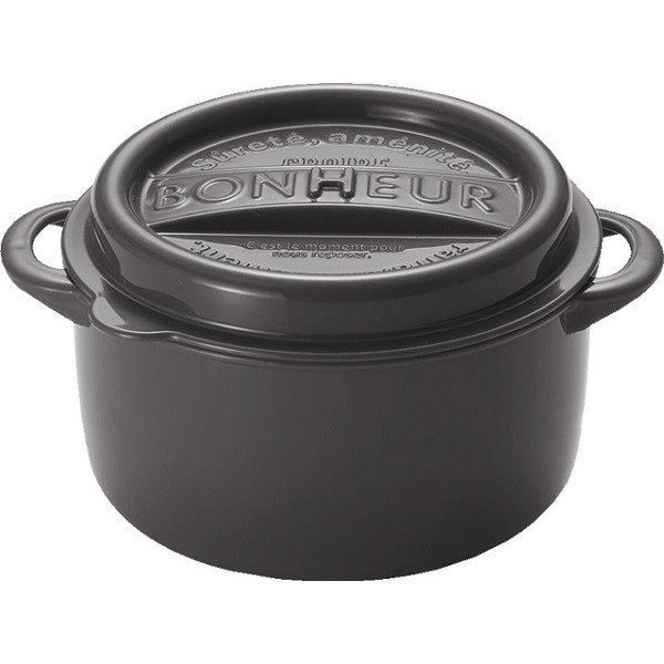 【寶寶王國】日本製【YAMADA】鑄鐵鍋造型保鮮盒 鑄鐵鍋造型密封保鮮盒-細節圖3