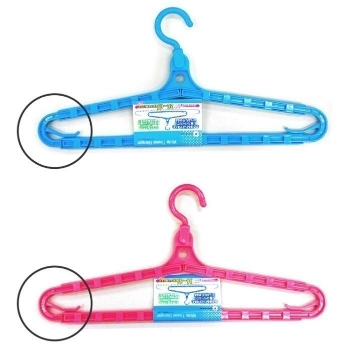 【寶寶王國】日本製 PONYKASEI 伸縮浴巾曬架 可折疊寬型衣架 可折疊多件式掛衣架 吸盤毛巾架 毛巾架.衣架-細節圖2