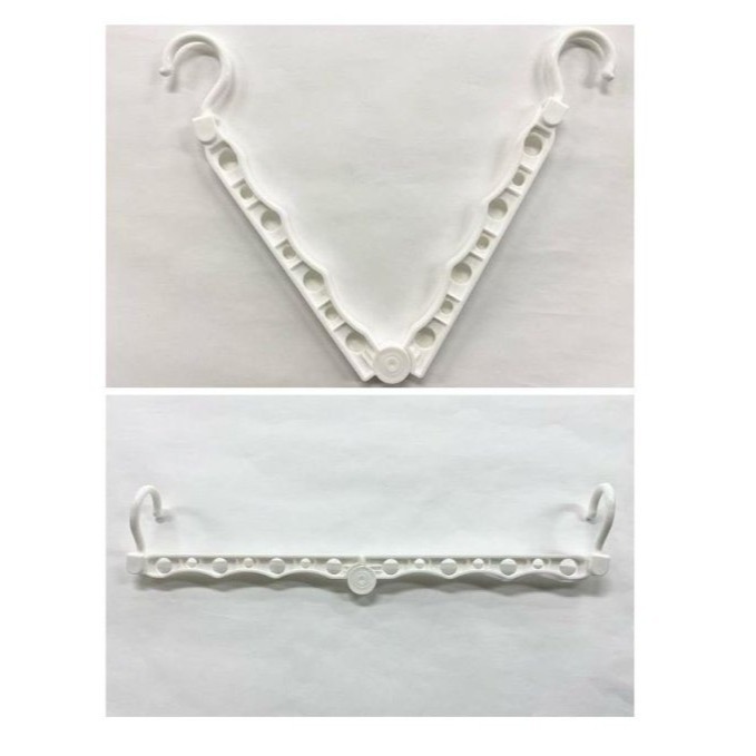 【寶寶王國】日本製 PONYKASEI 伸縮浴巾曬架 可折疊寬型衣架 可折疊多件式掛衣架 吸盤毛巾架 毛巾架.衣架-細節圖5