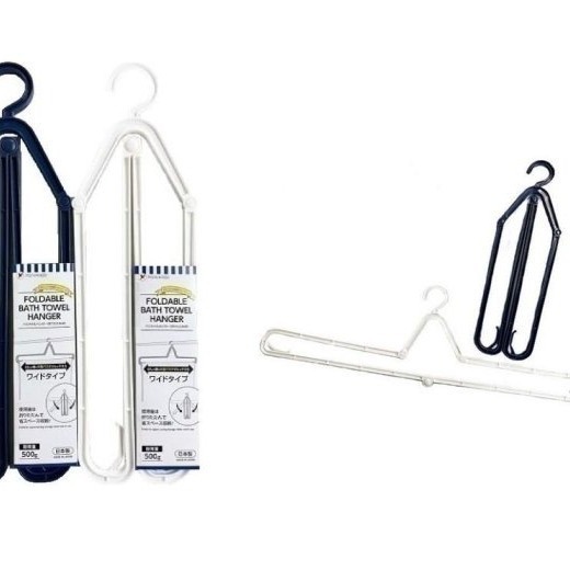 【寶寶王國】日本製 PONYKASEI 伸縮浴巾曬架 可折疊寬型衣架 可折疊多件式掛衣架 吸盤毛巾架 毛巾架.衣架-細節圖6
