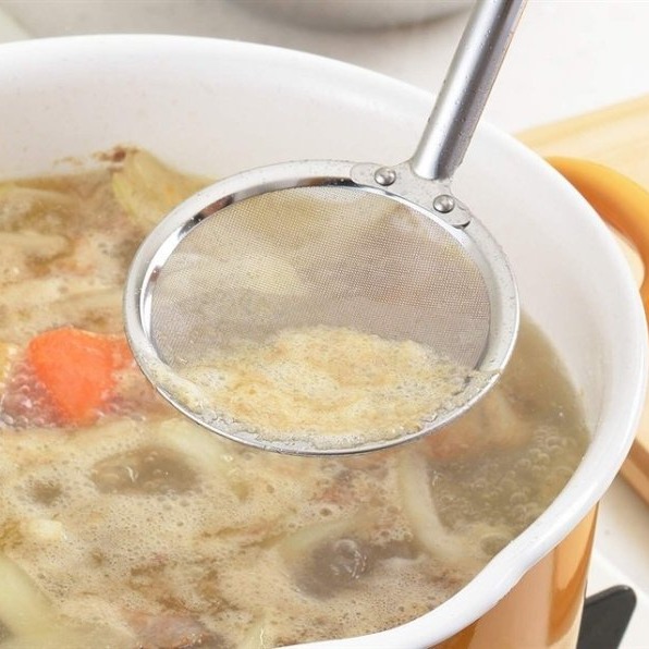 【寶寶王國】日本製【YOSHIKAWA】便利細目勺 濾勺-細節圖2