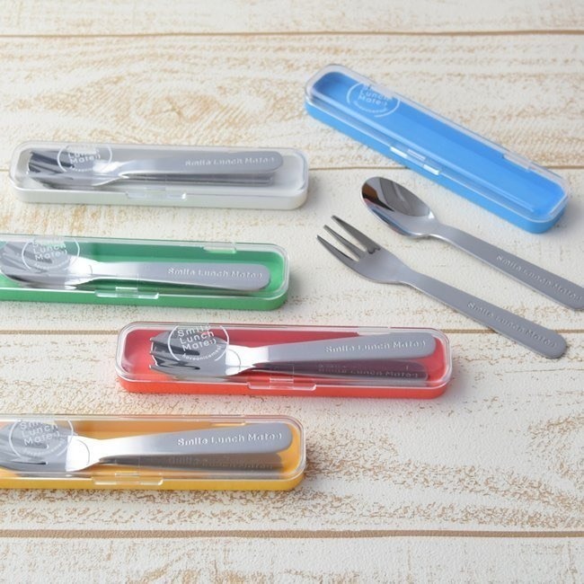 【寶寶王國】日本製【Sugar Land】不鏽鋼叉匙組-細節圖2