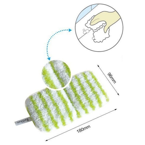 【寶寶王國】日本山崎小海豹 夾式抹布海綿擦 風呂抹布 新款-細節圖3