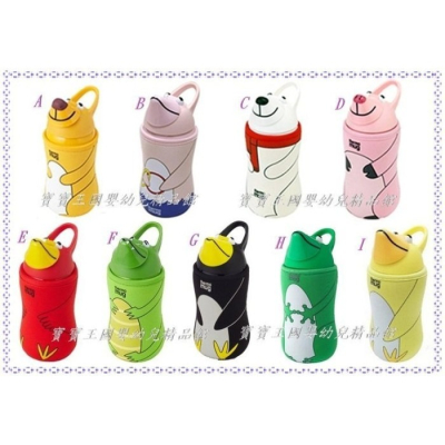 【寶寶王國】日本 Thermo Mug卡通動物兒童保冷保溫吸管水杯 壺 附保溫套 兒童水壺