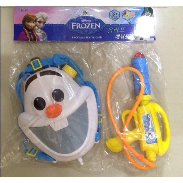 【寶寶王國】韓國 背包水槍噴射槍 氣壓水槍 水槍 背包kitty 米奇 米妮 維尼 安寶 多款-細節圖2