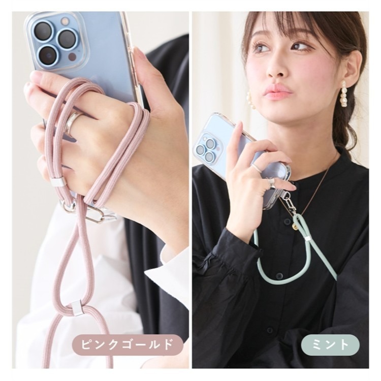 【寶寶王國】日本【LIZDAYS】兩用手機背帶掛繩 手機 掛繩 頸掛繩 手機頸側兩用掛繩-細節圖4