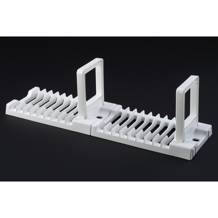 【寶寶王國】日本製【INOMATA】日本製【INOMATA】可折疊瀝水盤架 斜取立式盤架 瀝水架 收納盤架-細節圖4