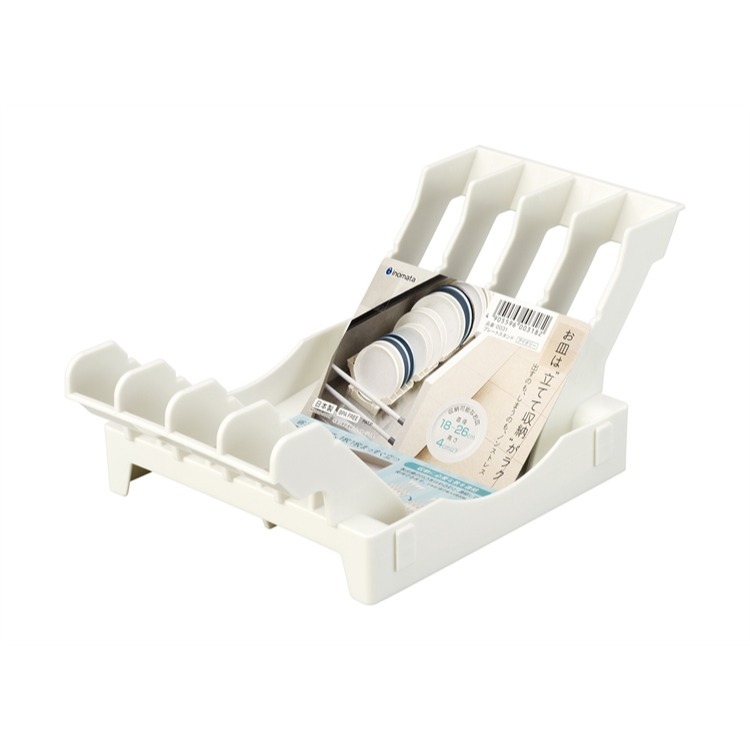 【寶寶王國】日本製【INOMATA】日本製【INOMATA】可折疊瀝水盤架 斜取立式盤架 瀝水架 收納盤架-規格圖10