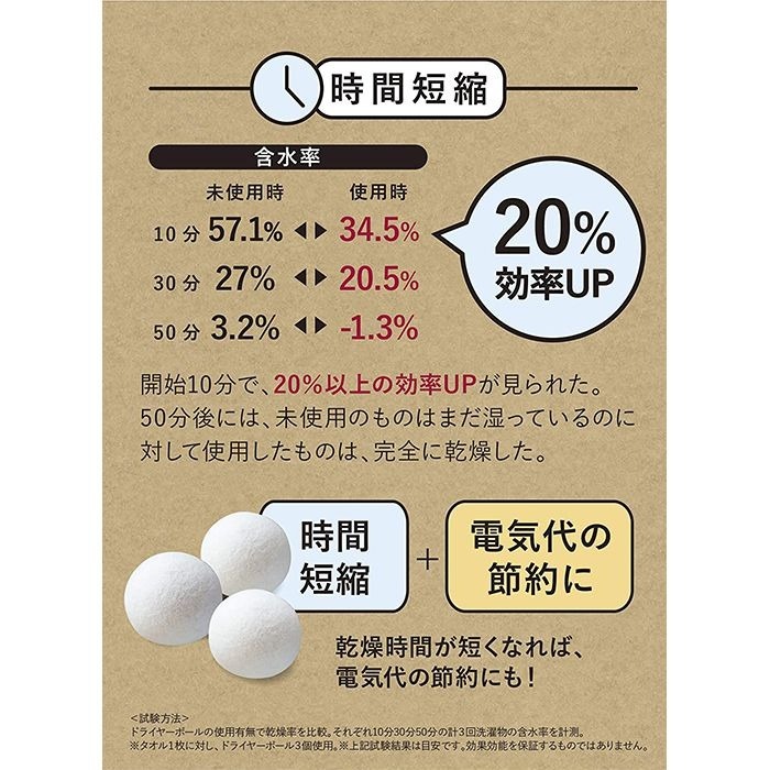 【寶寶王國】日本【CB JAPAN】羊毛烘衣球3入組-細節圖6