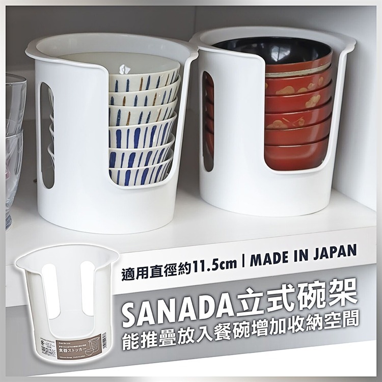 【寶寶王國】日本製【SANADA】立式碗架 瀝水碗架 立式盤架 寬/窄-細節圖2