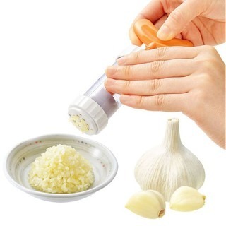 【寶寶王國】日本製【下村工業】壓蒜器 旋轉壓蒜器 絞蒜器-細節圖3