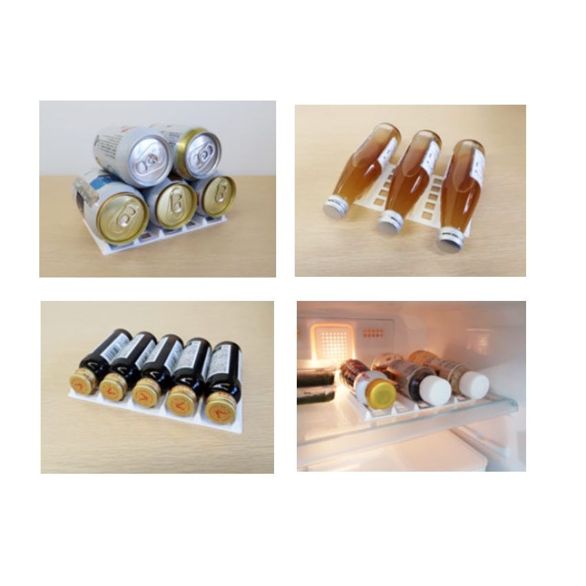 【寶寶王國】日本製【小久保】置放瓶架 寶特瓶 啤酒架 飲料架 防滾動收納架-細節圖3