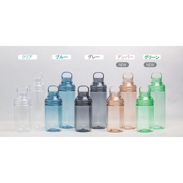 【寶寶王國】日本製【OSK】LIPPY手提式透明水瓶 700/1000ML 隨身水壺 大容量水壺 寬口 好清洗-細節圖2