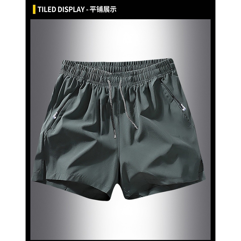 【BBandS】台灣現貨速發-膝上短褲 四分短褲 跑步短褲 運動短褲 速乾短褲 透氣短褲  羽球褲  寬鬆短褲 海灘褲-規格圖6