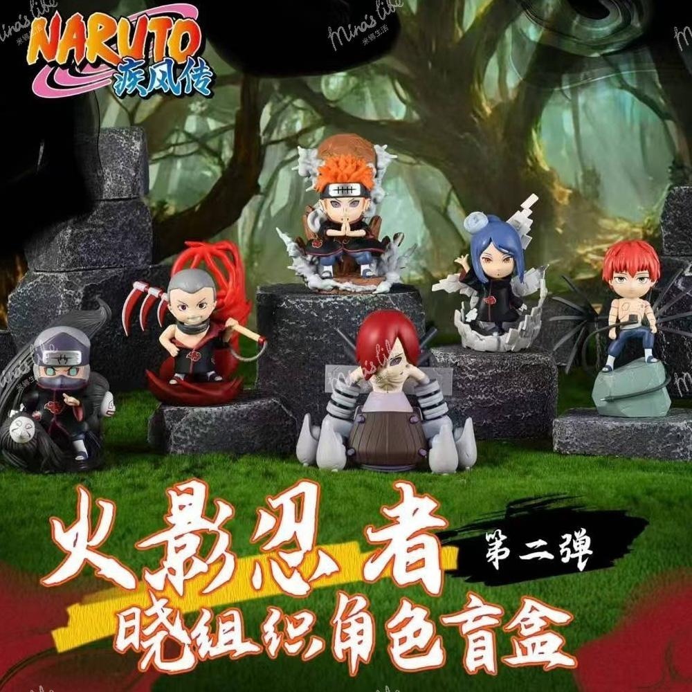都愛漫 火影忍者盒玩 曉組織 角色盲盒 📦 正版授權 一端六入 曉 宇智波 第一彈 第二彈 | 米娜生活-細節圖2
