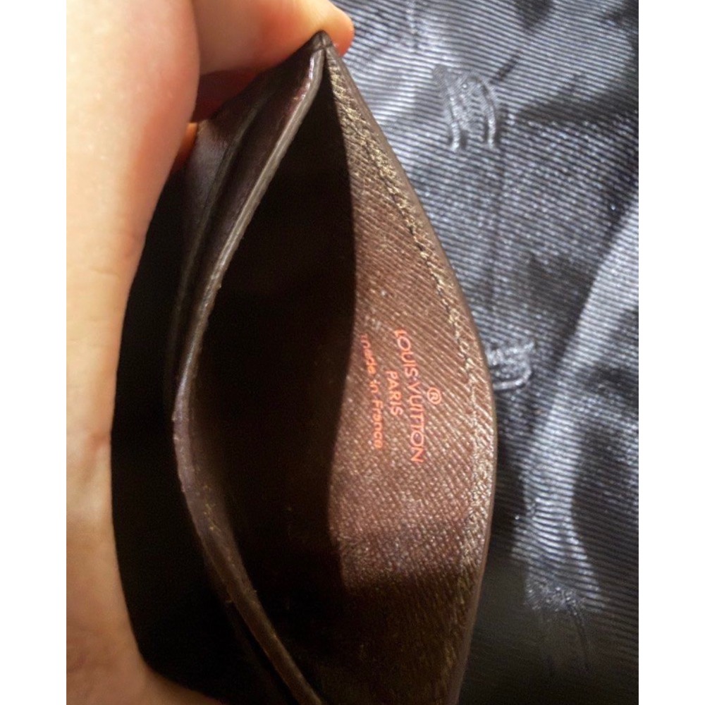 中古 LV Porte cartes 棋盤格紋名片夾 N61722-細節圖2