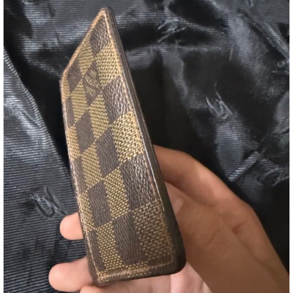 中古 LV Porte cartes 棋盤格紋名片夾 N61722-細節圖4