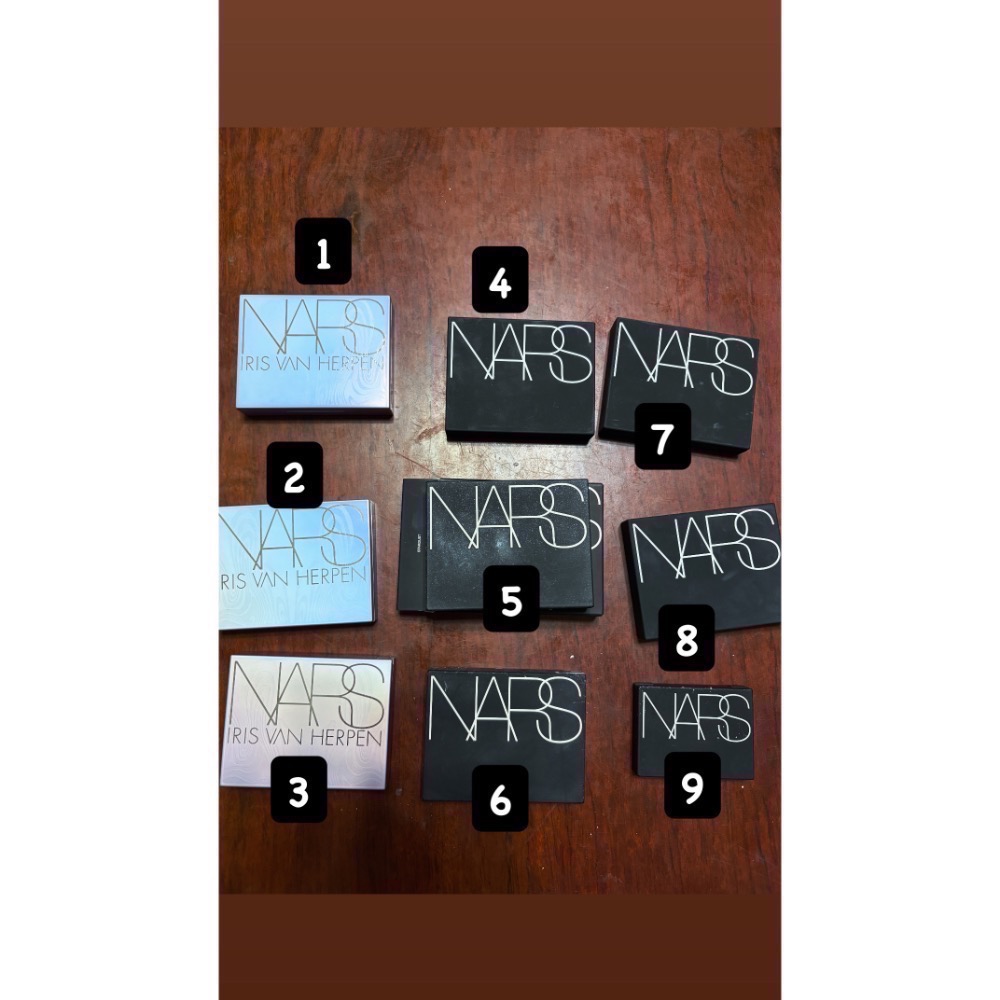 出清 全新/二手 NARS 裸光幻彩蜜粉餅 月光/粉嫩/星雲紫/星光/星塵/迷你3g-細節圖2