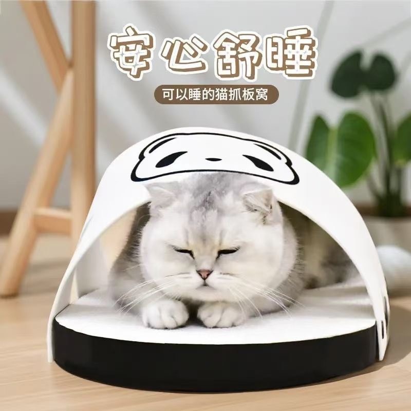 貓抓墊立式一體貓抓板拖鞋貓抓板耐抓耐磨不占地貓咪玩具-規格圖11