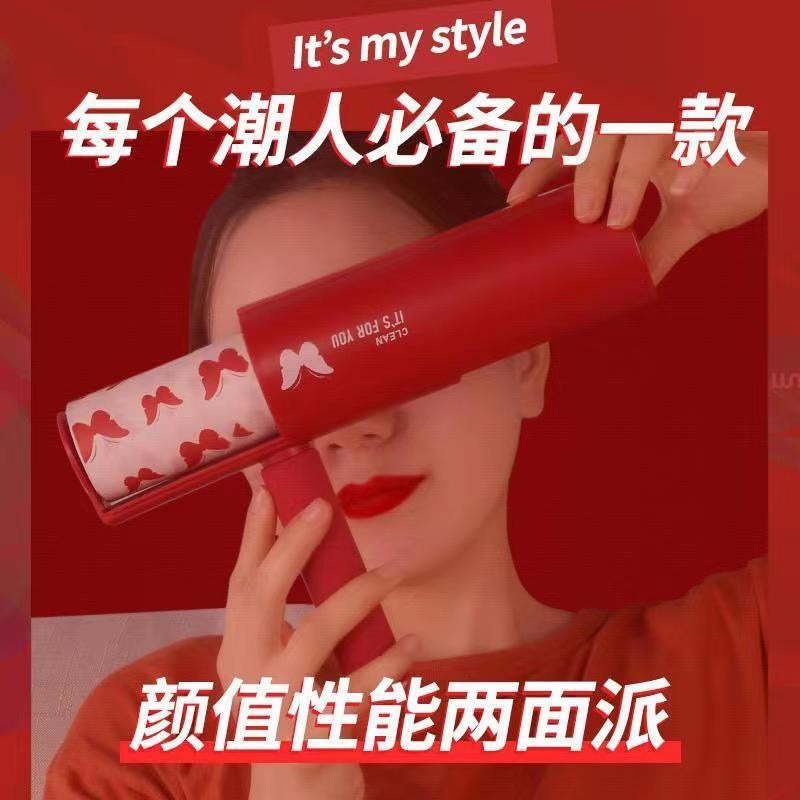 寵物貓咪黏毛器大號可撕寵物除毛 滾刷神器紅色黏毛器-細節圖3
