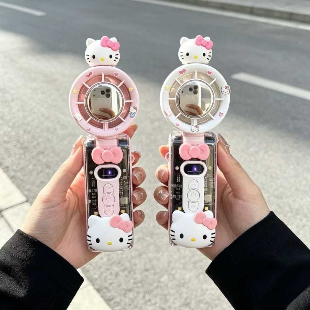 Hellokitty 冷凍小風扇可折疊 冷冰敷出遊便攜長續航USB-細節圖3