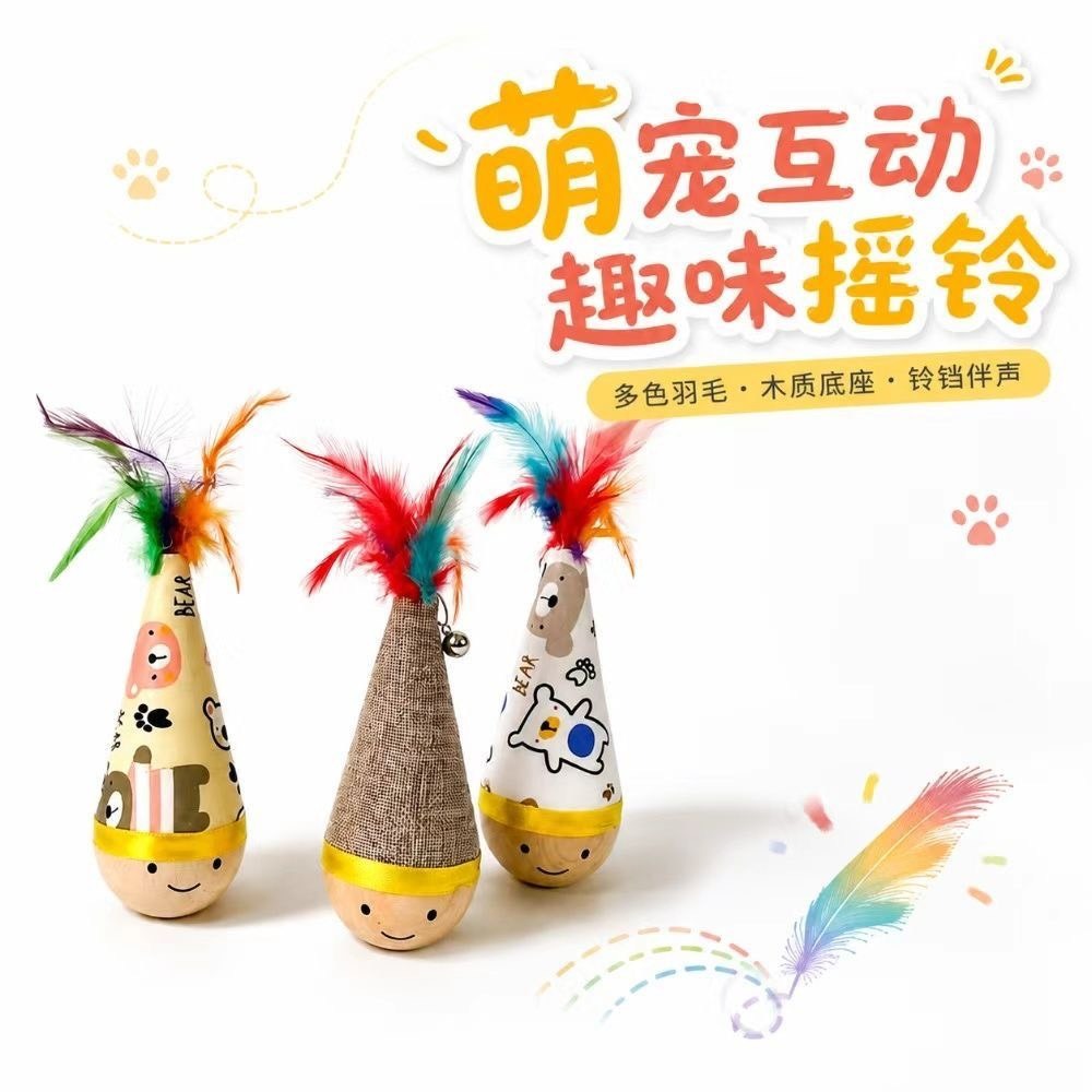 貓咪玩具不倒翁