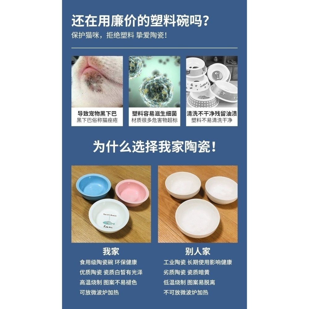 貓狗陶瓷碗斜口護頸椎大口徑支架-細節圖7