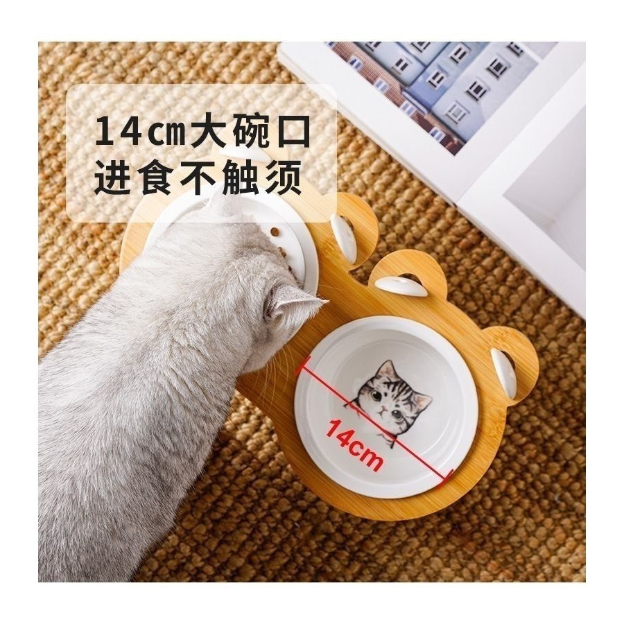 貓狗陶瓷碗斜口護頸椎大口徑支架-細節圖11