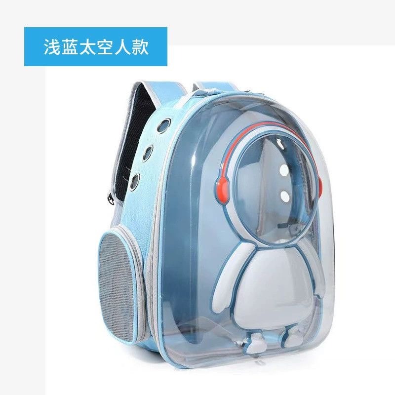 新款太空艙寵物一體全景外出双肩 背包透明便攜狗狗貓咪大容量-細節圖4