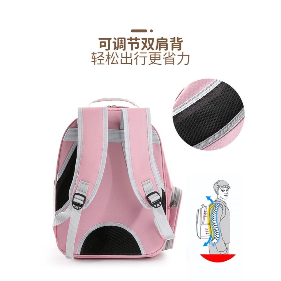 新款太空艙寵物一體全景外出双肩 背包透明便攜狗狗貓咪大容量-細節圖10