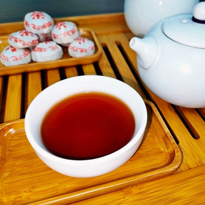 普洱茶 迷你小沱茶餅(每顆重約5~6g) 小龍珠 雲南 西雙版納 勐海  陳年經典 四季飲品-細節圖8