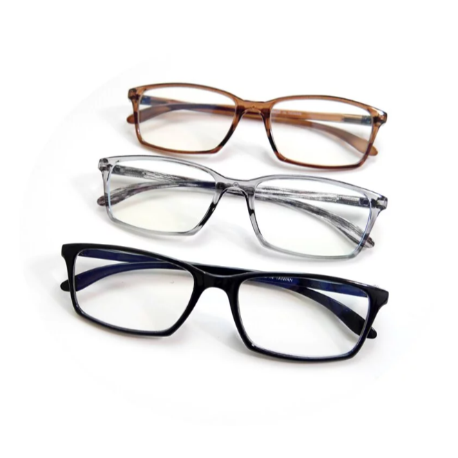 台灣製 老花眼镜 |半透茶色 濾藍光彈簧老花眼镜 |濾藍光鍍膜老花眼镜 |衛部醫器製壹字第004841號 |台灣發貨-細節圖3