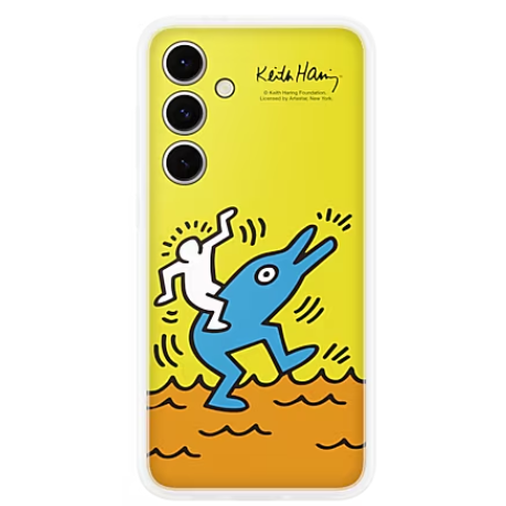 三星Galaxy S24 FE 主題式感應保護殼 黏黏怪物研究所 Keith Haring 手機殼 防摔殼 手機保護殼-規格圖3