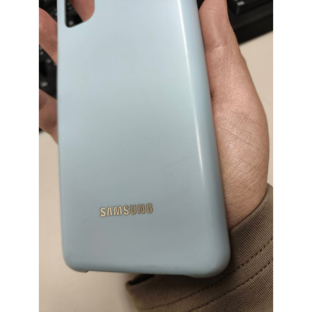 原廠公司貨 現貨 Samsung Galaxy S20+ LED智能背蓋 淺藍 二手-細節圖2