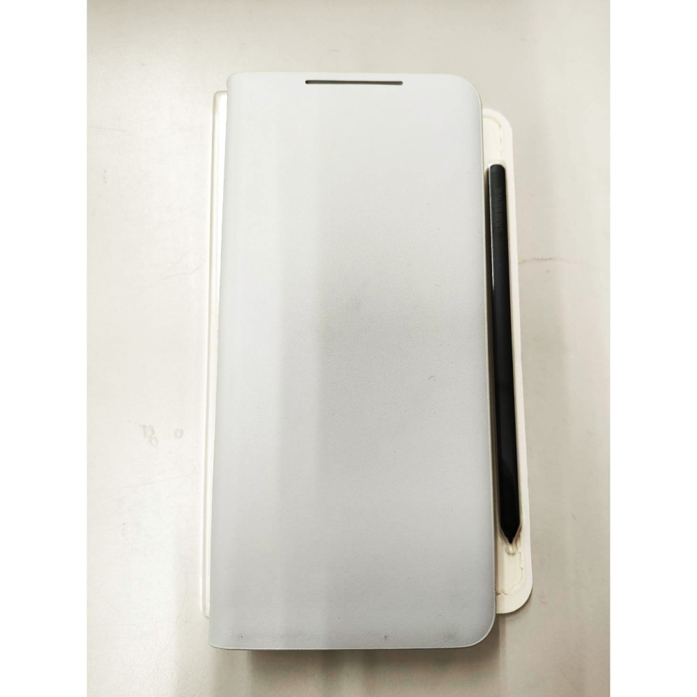 Galaxy S21 Ultra 5G LED皮革翻頁式皮套 灰 ( 附 S Pen )-細節圖2