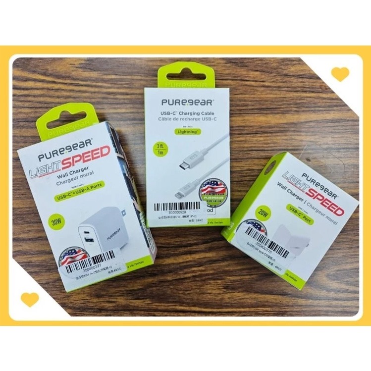 普格爾 傳輸線 編織金屬 充電線 30W充電器 旅充頭【全新公司貨】-規格圖1