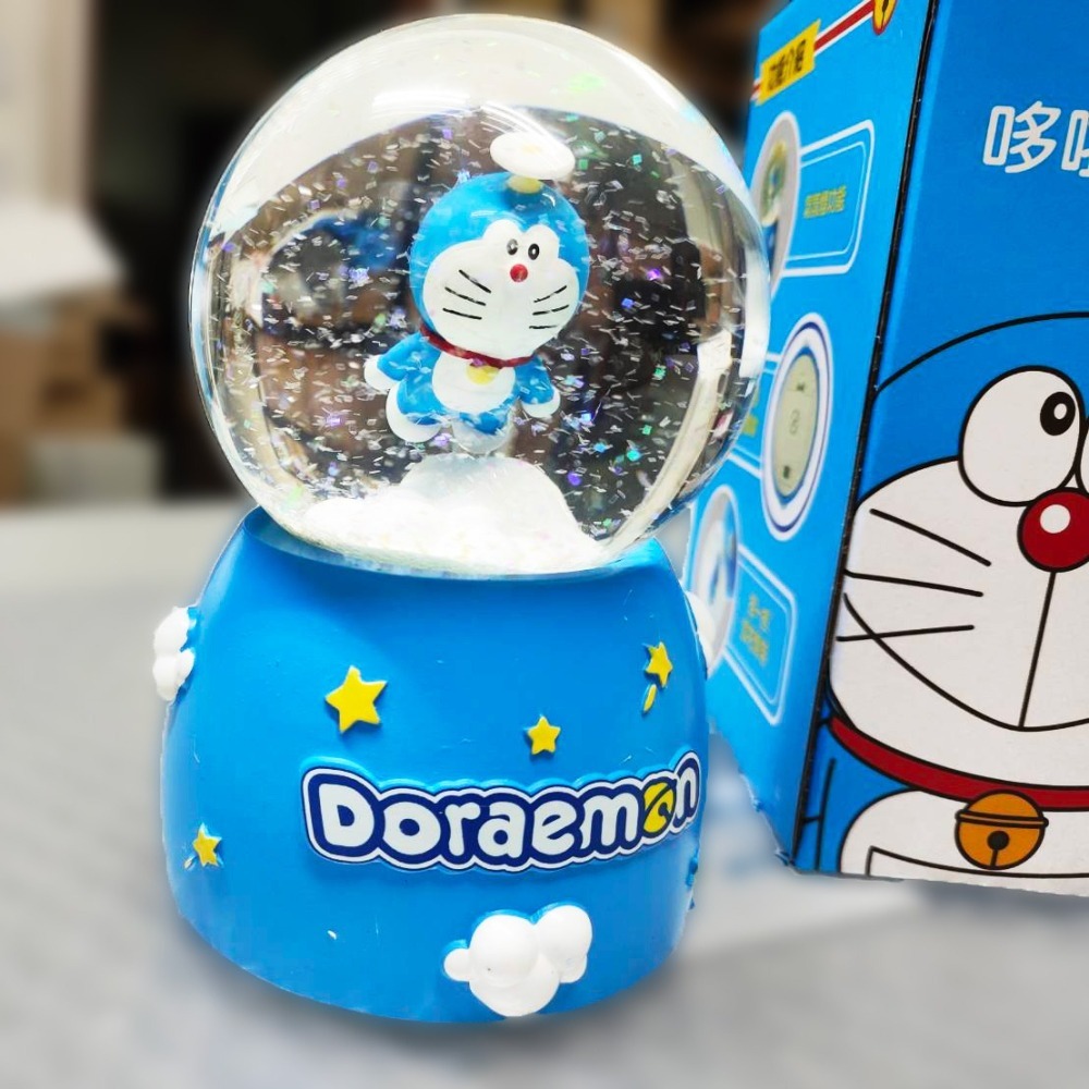 【全新現貨】全聯 哆啦A夢 夢想水晶球 水晶球 氣氛燈  生日禮物 母親節禮物-細節圖3