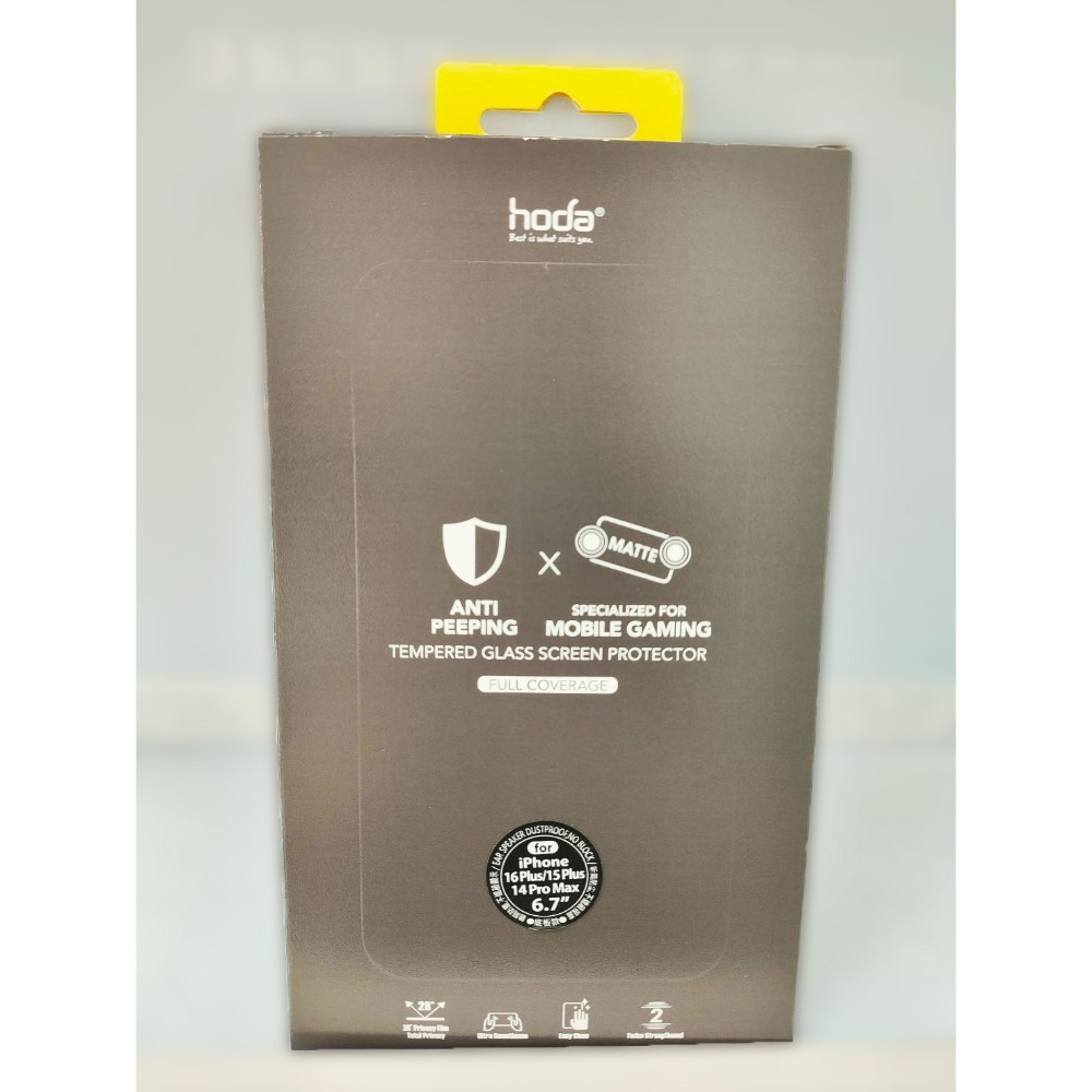 HODA iPhone 15 15 plus 15 Pro 15 ProMax 亮面 磨砂霧面 藍光 霧面防窺 保護貼-規格圖3