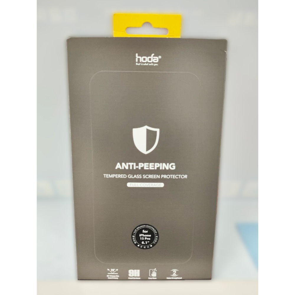 HODA iPhone 15 15 plus 15 Pro 15 ProMax 亮面 磨砂霧面 藍光 霧面防窺 保護貼-規格圖3