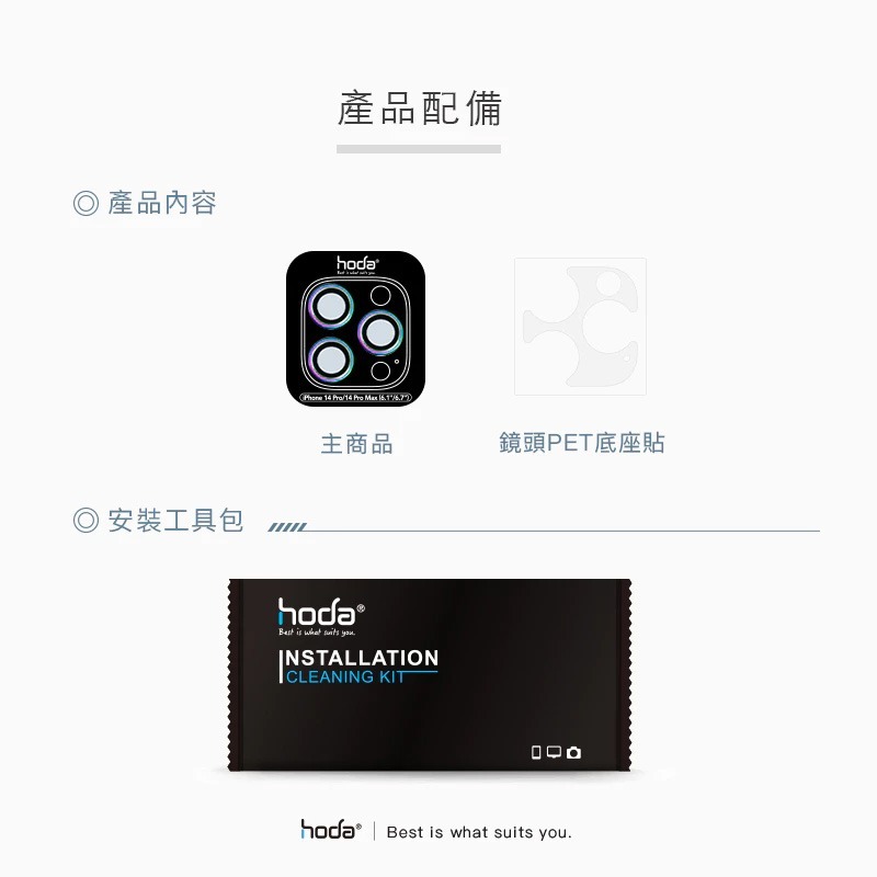 現貨 HODA  藍寶石鏡頭貼 iPhone 16 15 14 13 12pro Max 系列金屬框-細節圖2