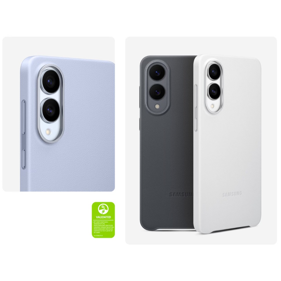 【原廠盒裝公司貨】SAMSUNG Galaxy S25 Edge 純素皮革保護殼 手機殼-細節圖3