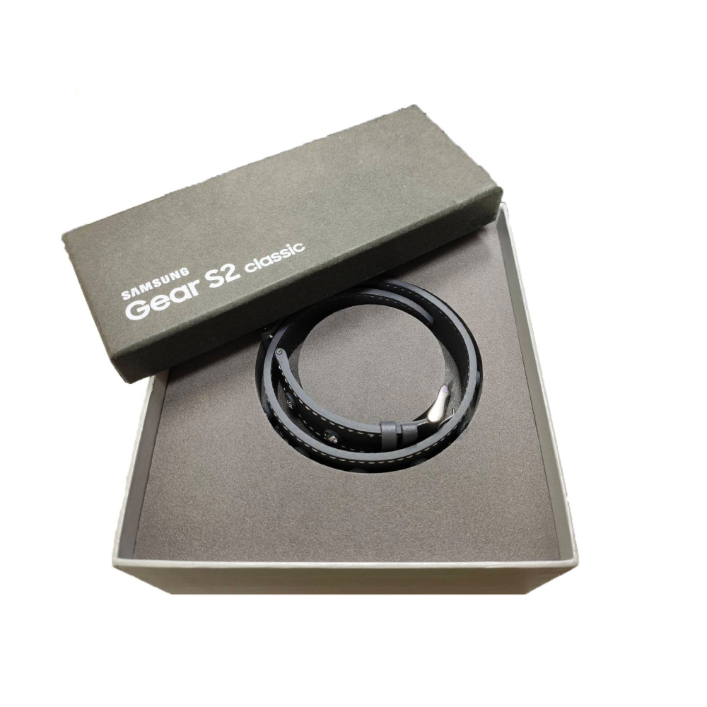 【原廠盒裝現貨】Gear S2 Classic 璀璨時尚水晶真皮錶帶-細節圖2