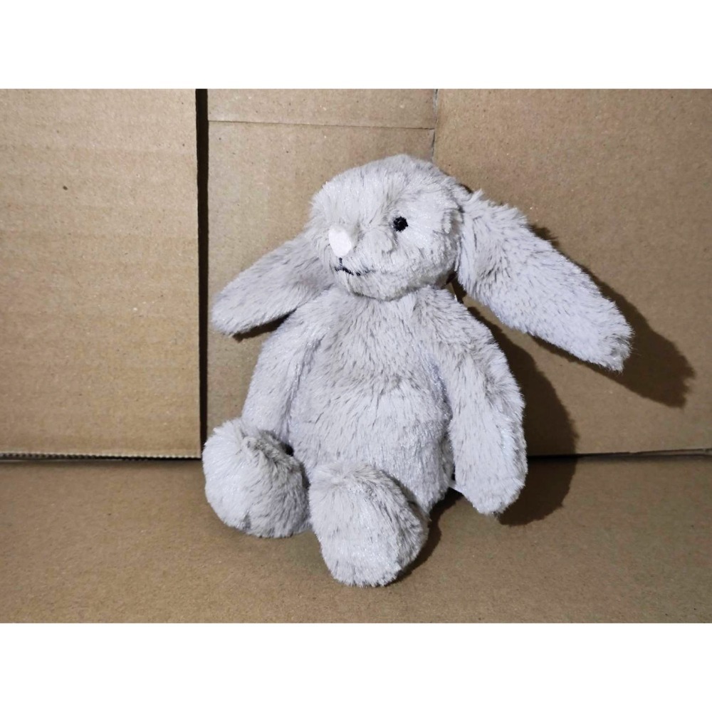 【全新正品現貨】Jellycat 吊飾 雲灰銀兔 / 拿鐵灰兔 / 足球 / 咖啡豆 / 史瑪吉小熊 / 史瑪吉兔兔-規格圖3