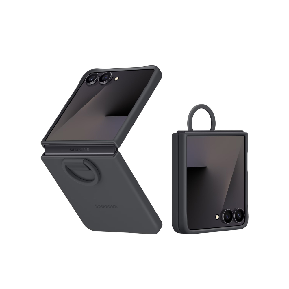【原廠盒裝公司貨】SAMSUNG Galaxy Z Flip7 矽膠薄型保護殼 ( 附指環扣 )-細節圖3