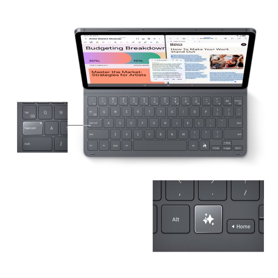 三星原廠 Galaxy Tab S11 薄型鍵盤皮套 EF-DX730-細節圖2